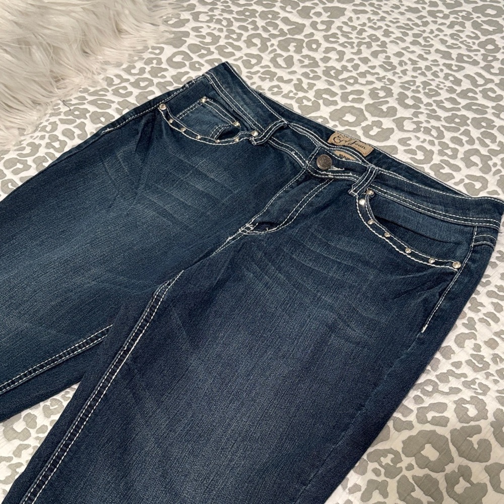 Earl Jeans Dark Indigo Flare Jeans